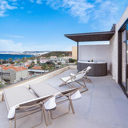 Perla Dream Luxury Villa Chania  ภายนอก รูปภาพ