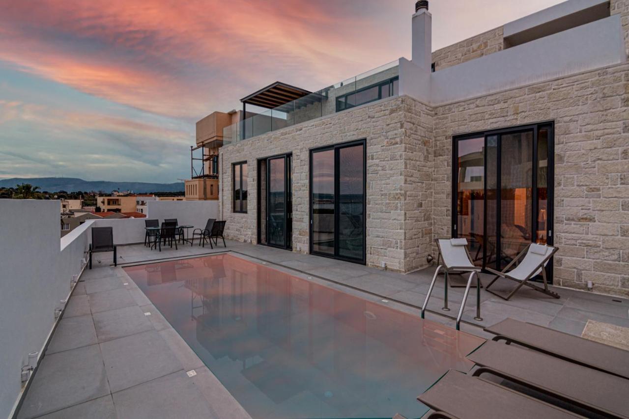 Perla Dream Luxury Villa Chania  ภายนอก รูปภาพ