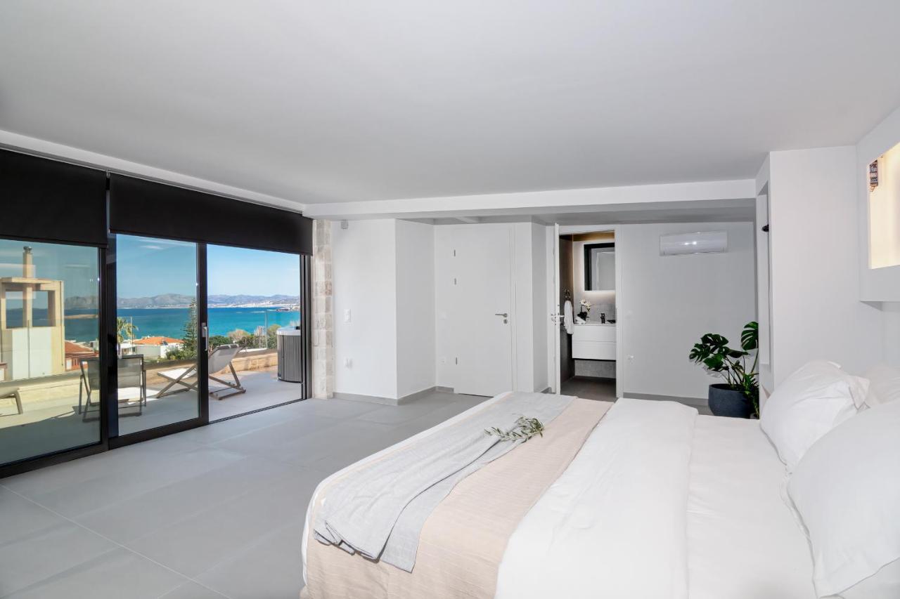 Perla Dream Luxury Villa Chania  ภายนอก รูปภาพ